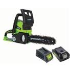 Greenworks Cordless Chainsaw 24V with 2Ah Battery & Charger