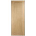 Wickes Oxford Oak Veneer 1 Panel Shaker Internal Door - 1981 x 686mm