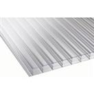 16mm Clear Multiwall Polycarbonate Sheet - 2000 x 1050mm