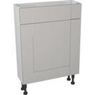 Wickes Vermont Grey Compact WC Unit - 600 x 735mm