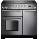 Rangemaster Infusion 90cm Induction Range Cooker - Stainless Steel with Chrome Trim
