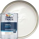Dulux Trade Vinyl Matt Emulsion Paint - White Cotton - 5L