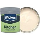 Wickes Kitchen Matt Emulsion Paint Tester Pot - Biscuit No.320 - 50ml