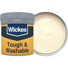 Wickes Tough & Washable Matt Emulsion Paint Tester Pot - Elderflower No.160 - 50ml
