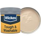 Wickes Tough & Washable Matt Emulsion Paint Tester Pot - Soft Cashmere No.330 - 50ml