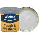 Wickes Tough & Washable Matt Emulsion Paint Tester Pot - Nickel No.205 - 50ml