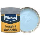 Wickes Tough & Washable Matt Emulsion Paint Tester Pot - Sky No.910 - 50ml