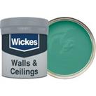 Wickes Vinyl Matt Emulsion Paint Tester Pot - Jewel Green No.845 - 50ml