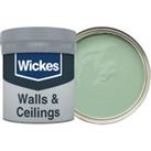 Wickes Vinyl Matt Emulsion Paint Tester Pot - Subtly Green No.820 - 50ml