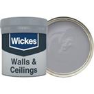 Wickes Vinyl Matt Emulsion Paint Tester Pot - Pewter No.220 - 50ml
