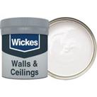 Wickes Vinyl Matt Emulsion Paint Tester Pot - Powder Grey No.140 - 50ml