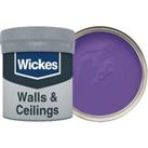 Wickes Vinyl Matt Emulsion Paint Tester Pot - Purple Passion No.720 - 50ml