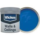 Wickes Vinyl Matt Emulsion Paint Tester Pot - Sapphire No.950 - 50ml