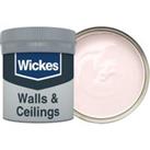 Wickes Vinyl Matt Emulsion Paint Tester Pot - Blush No.600 - 50ml