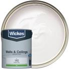 Wickes Vinyl Silk Emulsion Paint - Powder Grey No.140 - 5L