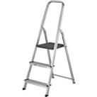 Werner High Handrail 3 Tread Aluminium Stepladder