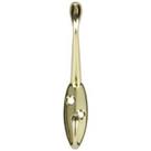 Wickes Polished Brass Hat & Coat Hook - Pack of 2