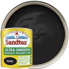 Sandtex Microseal Ultra Smooth Weatherproof Masonry 15 Year Exterior Wall Paint - Black - 1L