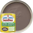 Sandtex Microseal Ultra Smooth Weatherproof Masonry 15 Year Exterior Wall Paint - Bitter Chocolate -