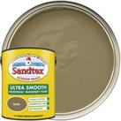 Sandtex Microseal Ultra Smooth Weatherproof Masonry 15 Year Exterior Wall Paint - Olive - 5L