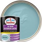 Sandtex 10 Year Exterior Satin Paint - Gentle Blue - 750ml