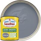 Sandtex Microseal Ultra Smooth Weatherproof Masonry 15 Year Exterior Wall Paint - Vermont Grey - 5L