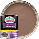 Sandtex 10 Year Exterior Satin Paint - Autumn Chestnut - 750ml