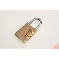 Wickes Steel Combination Padlock - 40mm