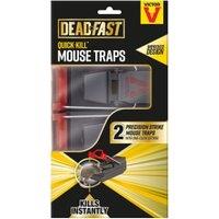 Deadfast Quick Kill Mouse Trap - Twin Pack