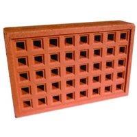 Wickes Square Hole Clay Airbrick - 215 x 140mm