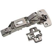 Wickes 165 Nickel Plated Soft Close Clip On Cabinet Soft Close Hinge - 35mm - Pack of 2