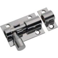 Wickes Chrome Barrel Bolt - 38mm