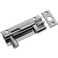 Wickes Chrome Necked Barrel Bolt - 63mm