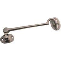 Wickes Satin Nickel Cabin Hook - 200mm