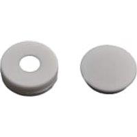 Wickes Screw Cover Gauge Caps - White 13mm Pack of 10