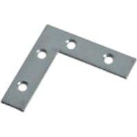 Wickes Angle Plate - 50mm - Pack of 4