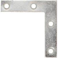 Wickes Angle Plate - 75mm - Pack of 4