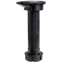 Wickes Black Adjustable Plinth Feet - 135-170mm - Pack of 4