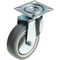 Wickes Heavy Duty Castor Wheel Swivel Plate - 75mm - Pack of 2