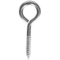 Wickes Zinc Screw Eyes - 55mm - Pack of 10