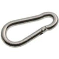 Wickes Bright Zinc Plated Carbine Hook - 4mm - Pack of 2