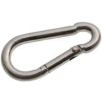 Wickes Bright Zinc Plated Carbine Hook - 6mm - Pack of 2