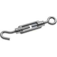 Wickes Bright Zinc Plated Turnbuckle Hook & Eye - 6mm