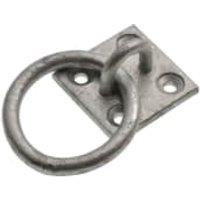 Wickes Galvanised Ring Plate - 50 x 50mm