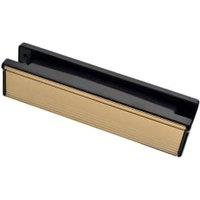 Wickes Brass Universal Letter Box - 20-80mm