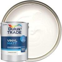 Dulux Trade Vinyl Matt Emulsion Paint - Pure Brilliant White - 5L