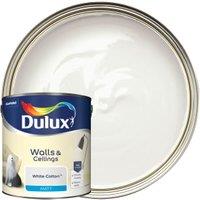 Dulux Matt Emulsion Paint - White Cotton - 2.5L