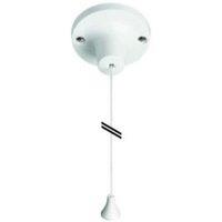 MK 16A Double Pole 1W Pull Cord Ceiling Switch - White