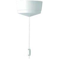 MK 6A 2 Way Pull Cord Ceiling Switch - White