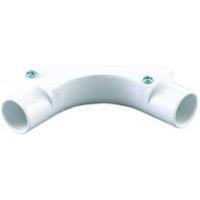 TTE White Conduit Inspection Bend - 20mm
